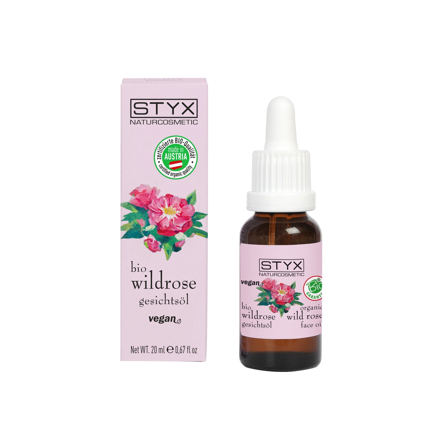 Organic Face Oil | Wild Rose | 20 ml