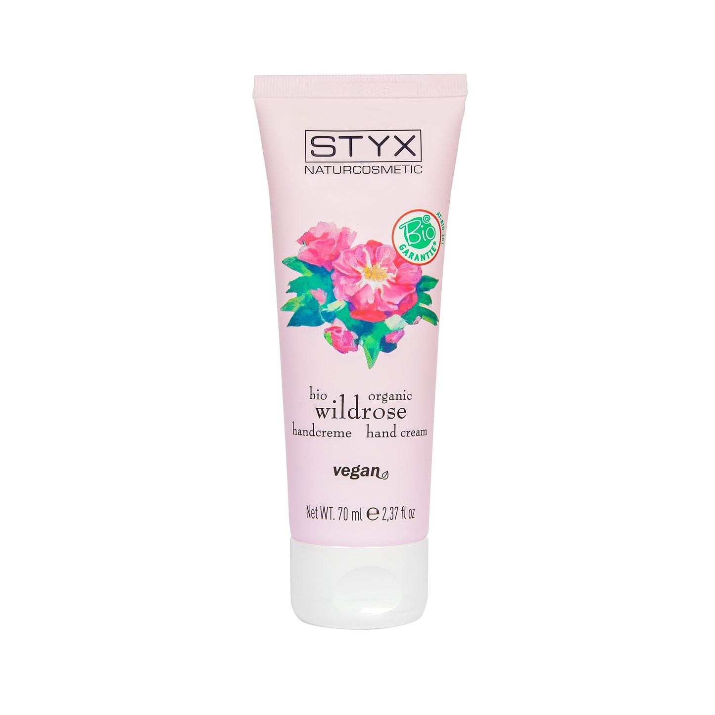 Organic Hand Cream | Wild Rose | 70 ml